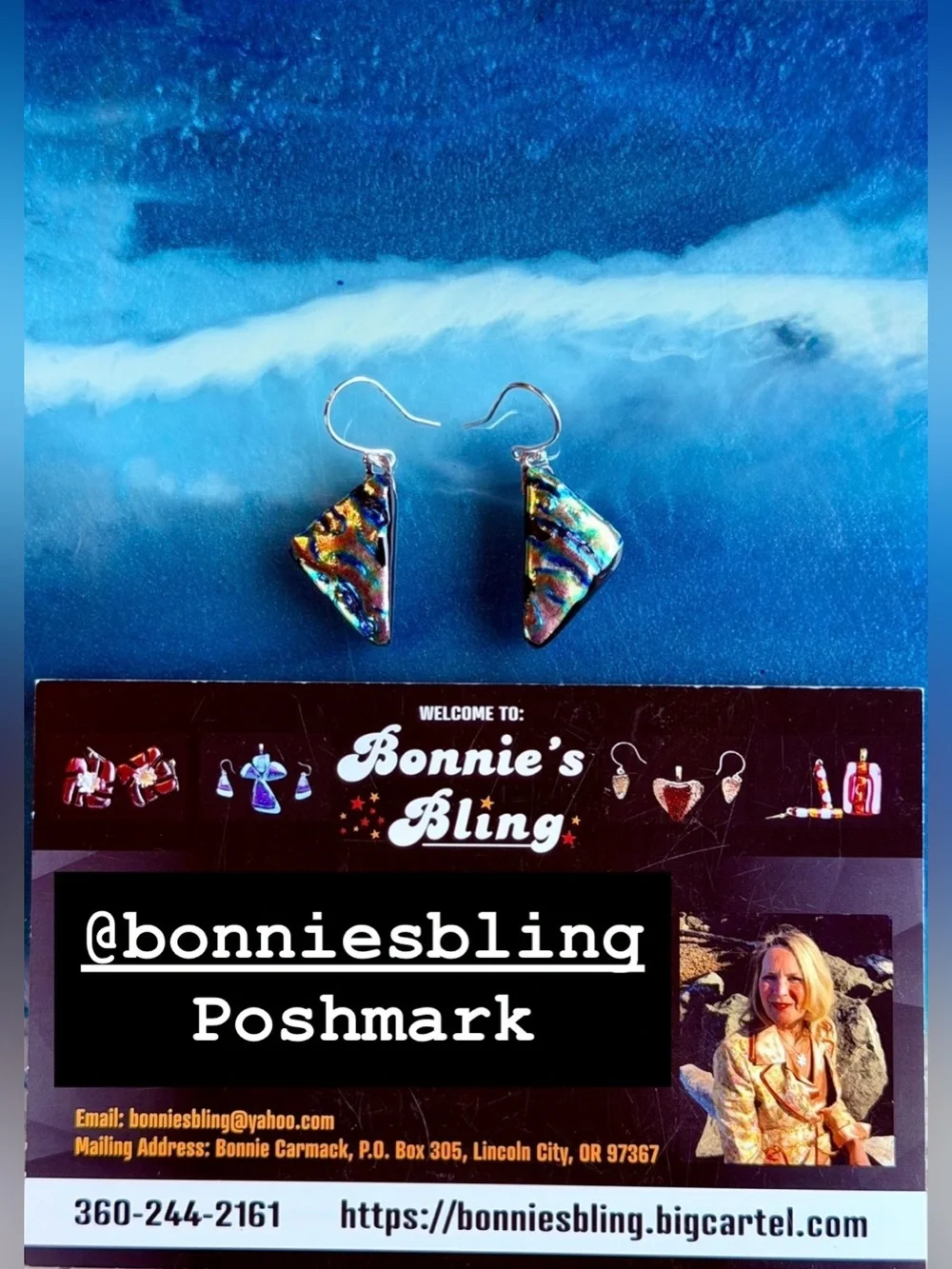 Bonnie’s Bling One of a Kind Fused Glass Jewelry and Accessories to Wear.
